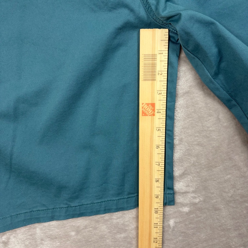 Hurley Chino Shorts Mens 38 Teal Blue Twill Cotton Blend Summer Casual Coastal - Picture 5 of 13